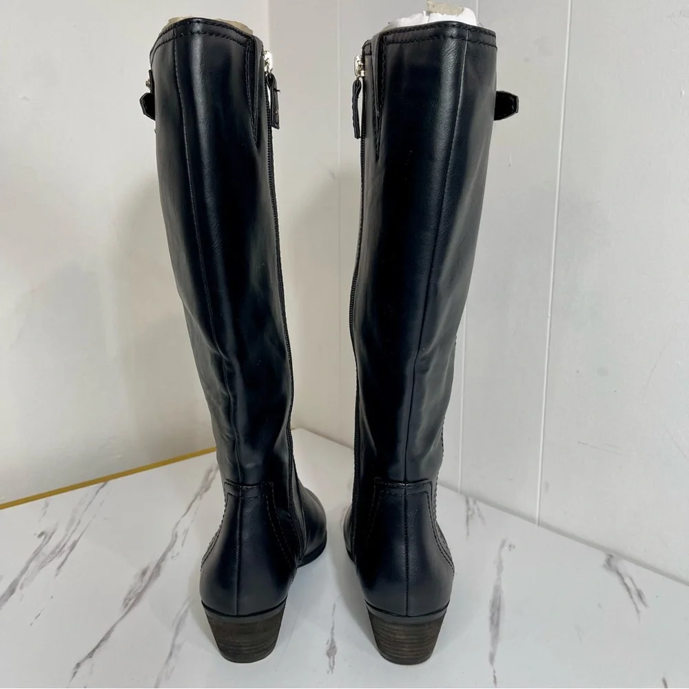 Dr. Scholl's Women Brilliance Wide Calf Riding Boot | Black | 7.5M NWOT